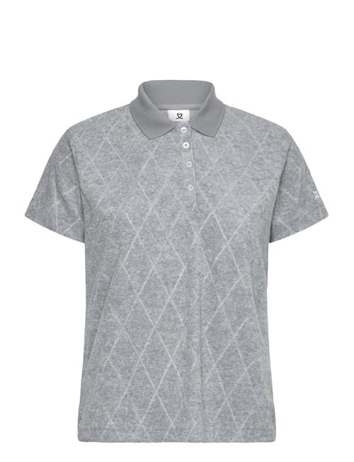 Terry Touch Ss Polo Shirt Daily Sports Grey