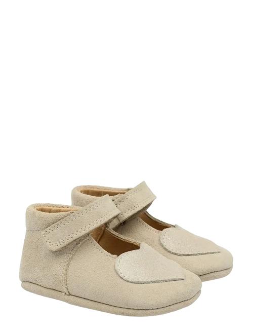 Beginners Ballerina Heart Mini Pom Pom Beige