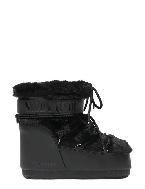 Mb Icon Low Faux Fur Moon Boot Black