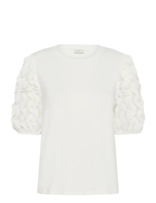 Kalinda Frill T-Shirt Kaffe White