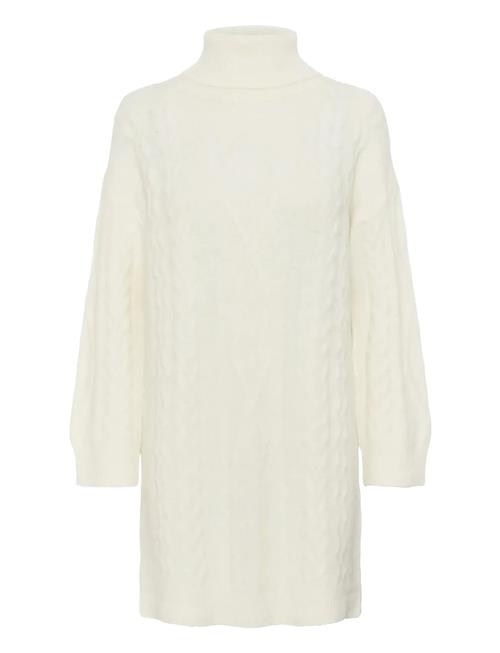 Crskie Knit Dress Cream White