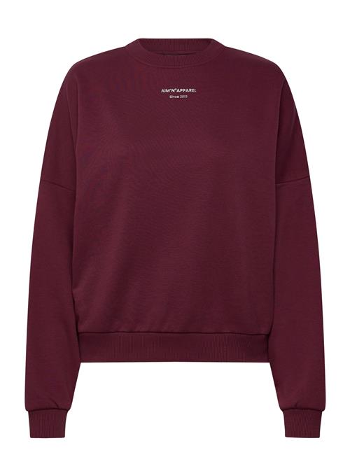 Apparel Terry Sweatshirt Aim´n Burgundy