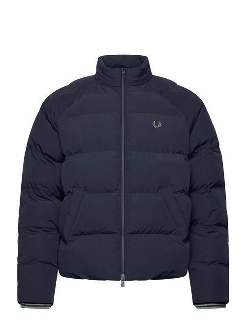 Raglan Sleeve Padded Jkt Fred Perry Navy