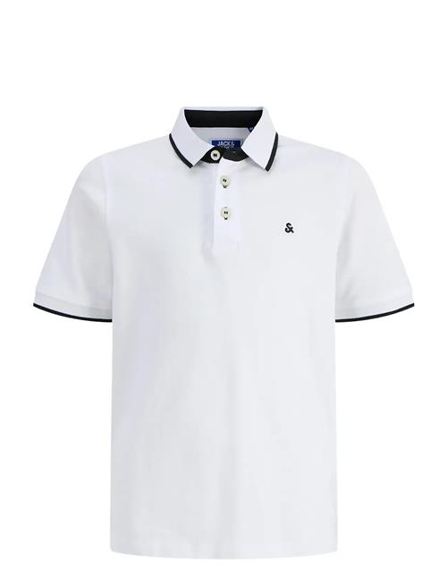 Jack & Jones Jjepaulos Polo Ss Noos Jnr Jack & J S White