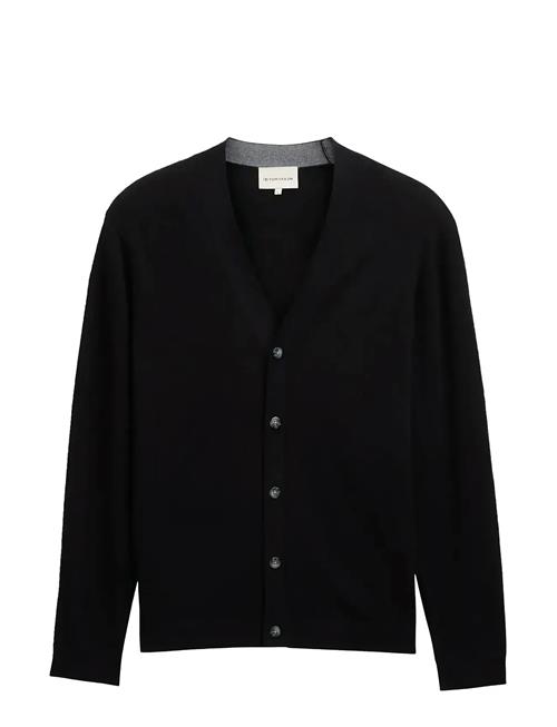 Cotton Cashmere Cardigan Tom Tailor Black
