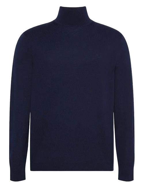 Ls Merino Mock Neck Swtr 14Gg Calvin Klein Navy