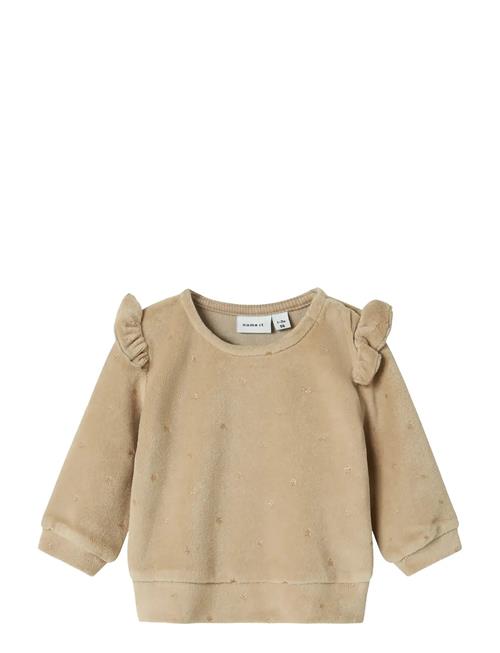 Nbfnorah Ls Vel Top Name It Beige