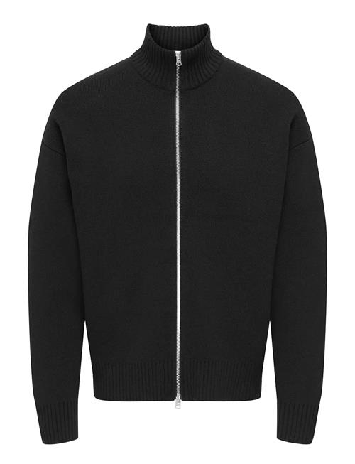 Onsblake Ds High Neck Cardigan Knit ONLY & SONS Black