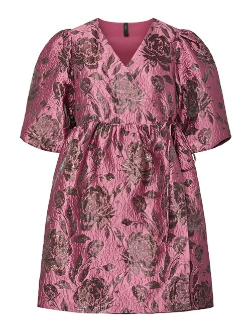 Yasmarie 2/4 Wrap Dress - D2D YAS Pink