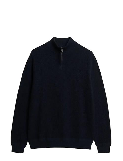 Lw Cotton Texture Half Zip Superdry Navy