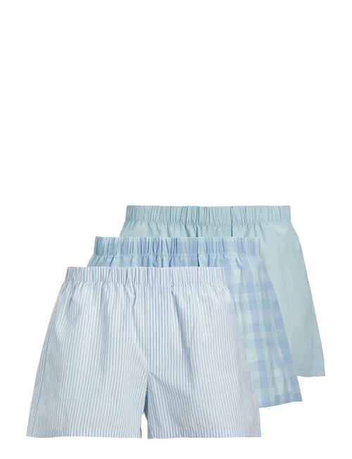Jack & Jones Jacmilano Woven Boxers 3 Pack Noos Jack & J S Blue