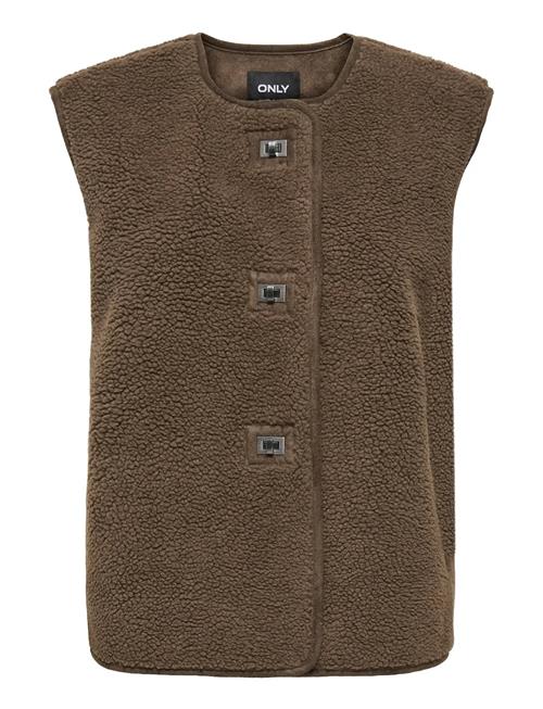 Onlwendy Teddy Waistcoat Otw ONLY Brown