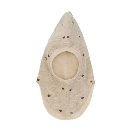 Huttelihut Balaclava I Uld Sand Melange  Sand Melange 48 cm  Beige  48 cm  unisex