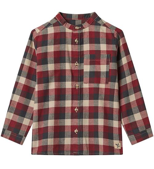 Wheat Skjorte - Willum - Red Blue Check