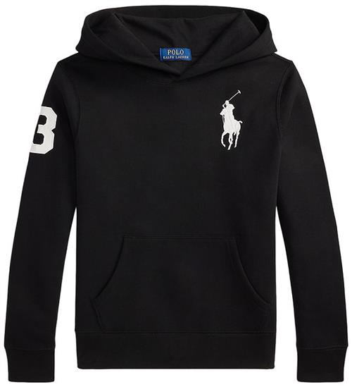 Polo Ralph Lauren Hættetrøje - Sort m. Hvid