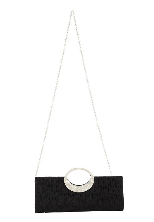 FELIPA Clutch  guld / sort / transparent