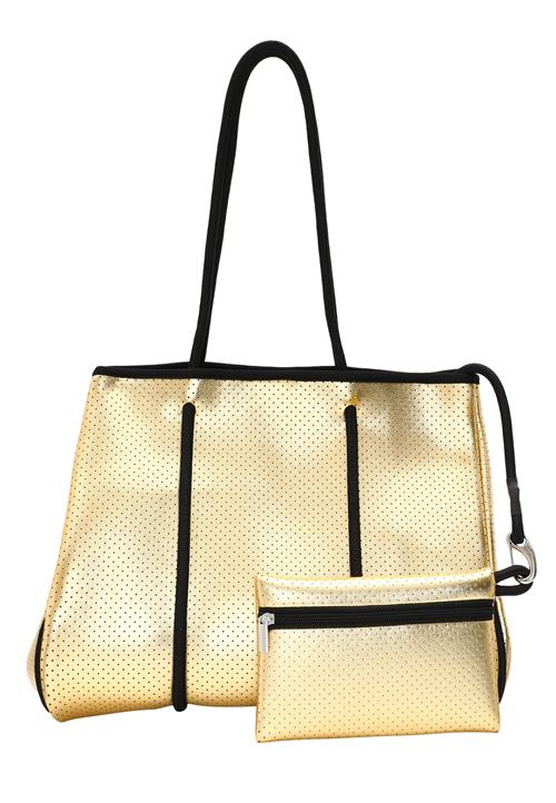 faina Shopper  guld / sort