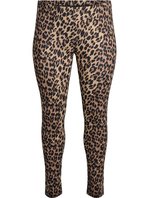 Zizzi Leggings  brun / sort