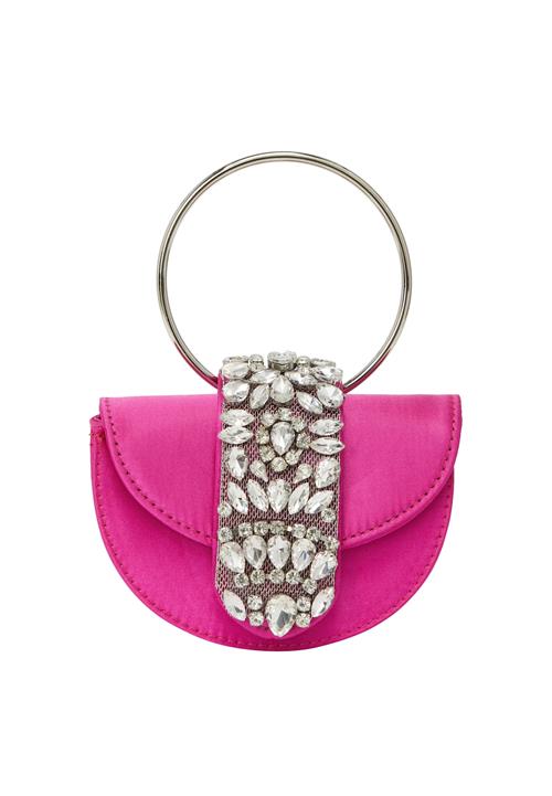 NAEMI Håndtaske  fuchsia / sølv