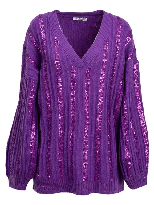 Se Influencer Pullover  lilla / mørkelilla ved About You