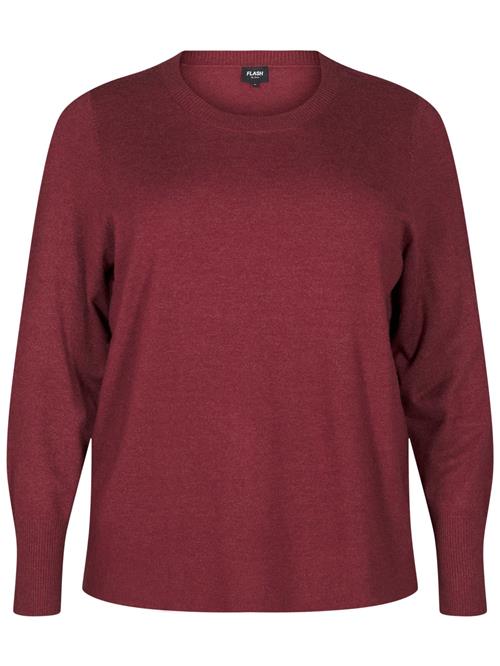 Zizzi Pullover 'Flnoma'  mørkerød