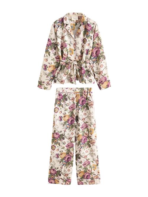 LAURA ASHLEY Pyjamas  creme / blå / gul / grøn