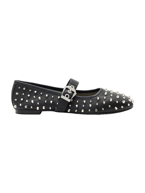 AllSaints Ballerinasko med rem 'HOLLY'  sort / sølv