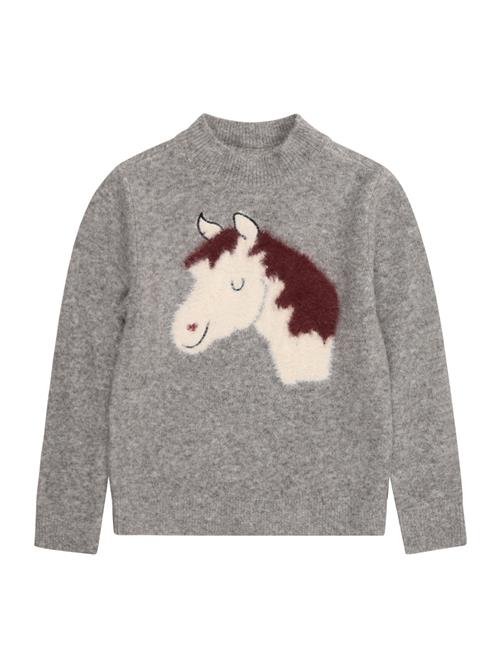 s.Oliver Pullover  choko / grå / sort / offwhite