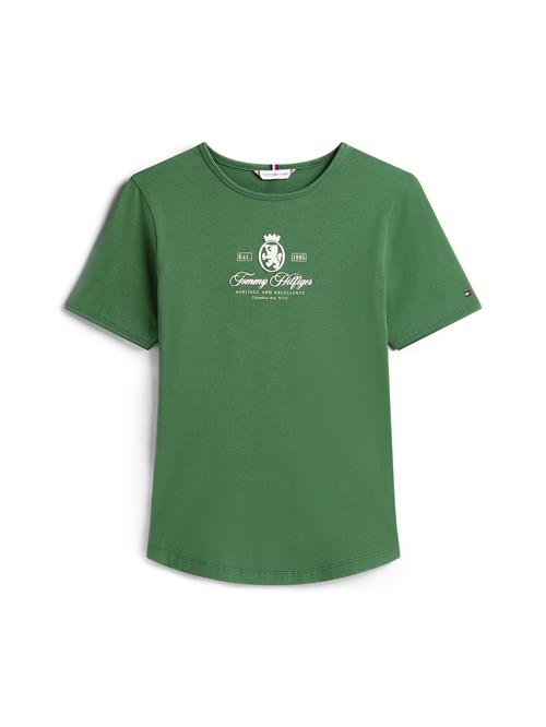 TOMMY HILFIGER Shirts  grøn / hvid