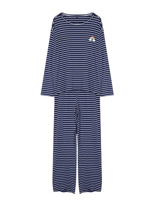 Trendyol Pyjamas  navy / gul / rød / hvid