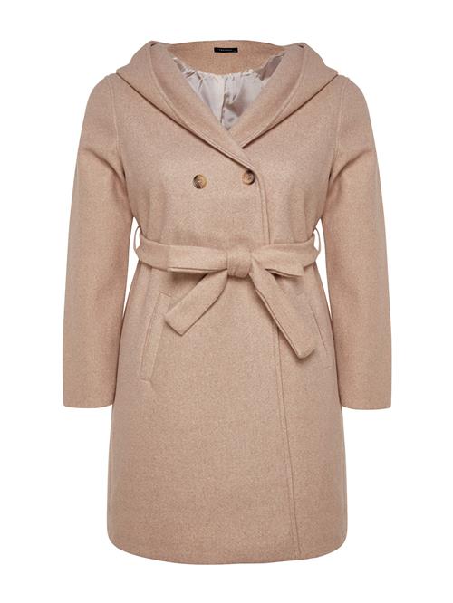 Trendyol Curve Overgangsfrakke  beige