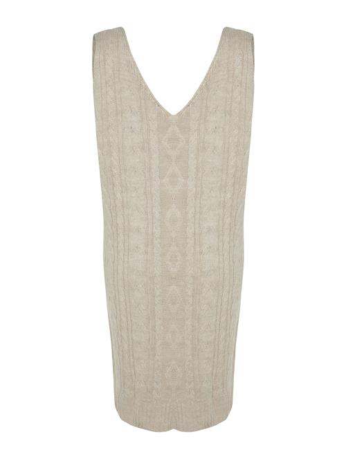 Trendyol Strikkjole  stone