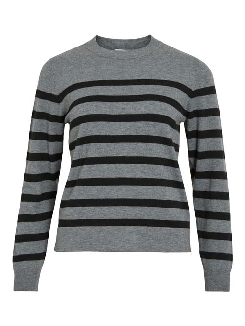 VILA Pullover 'VIKerry'  grå / sort