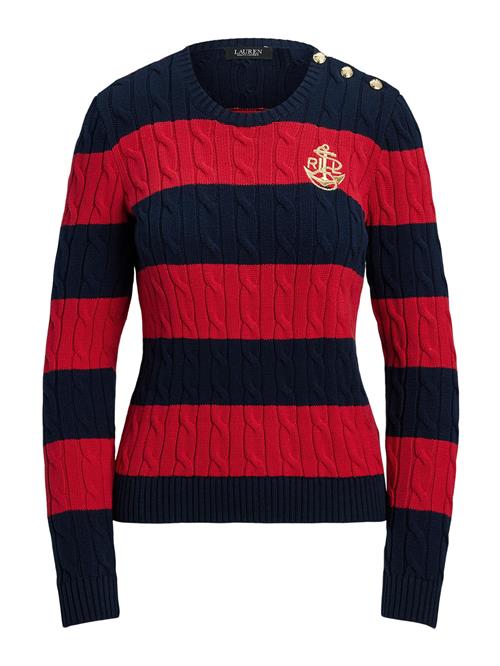 Lauren Ralph Lauren Pullover  marin / cranberry / hvid