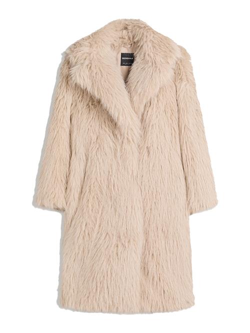 Bershka Vinterfrakke  sand