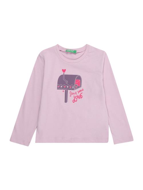 UNITED COLORS OF BENETTON Bluser & t-shirts  blomme / brombær