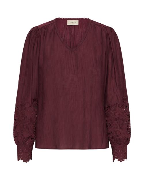 Cream Bluse 'CRTina'  vinrød