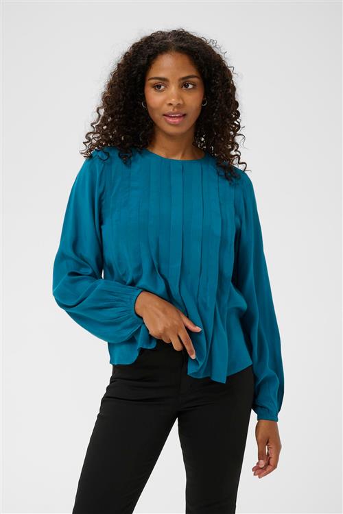 Kaffe Bluse 'KAAria'  blå