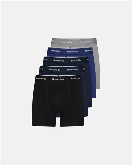 Tights ´Kalle´ 5-pak | Bambusviskose | Sort/navy/blå