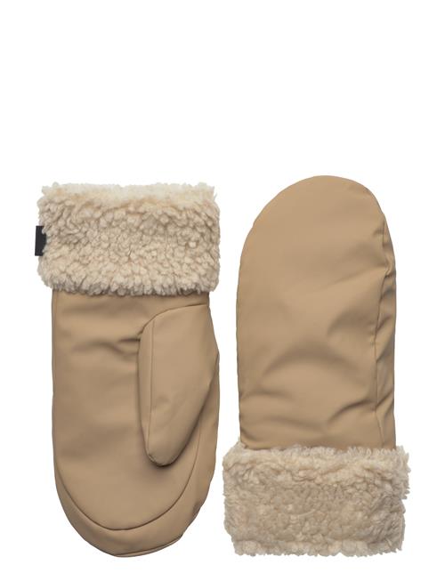Puffer Fleece Mittens W2T3 Rains Beige