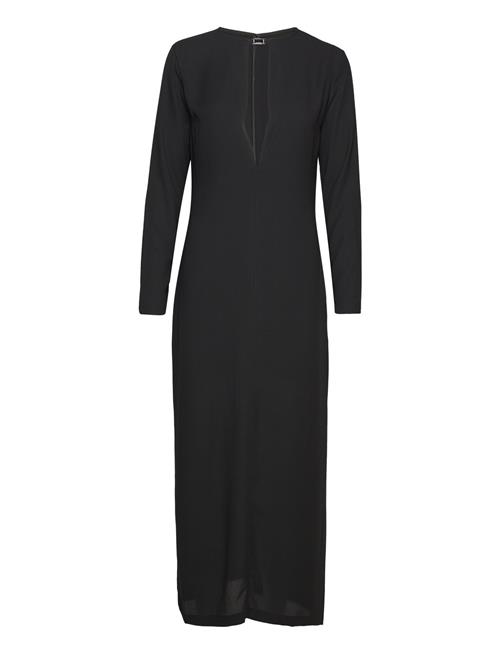 Se Long Split Dress Filippa K Black ved Booztlet