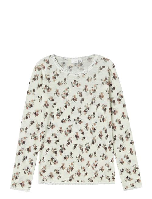 Nkfwang Wool Needle Ls Top Name It Cream