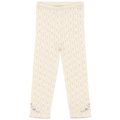 Konges Sløjd Rosier Strikkede Bukser Cream Off White 2 Y  Creme  2 år  kvinde