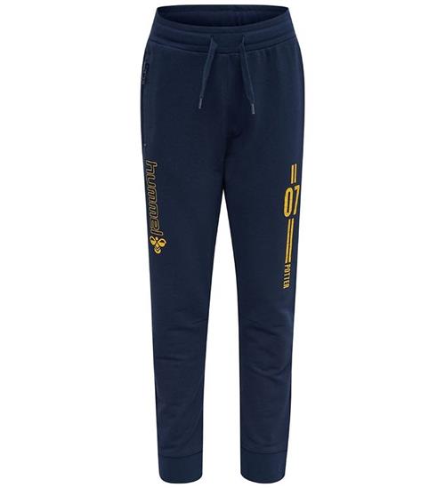 Hummel Sweatpants - hmlHarry Potter - Black Iris m. Gul