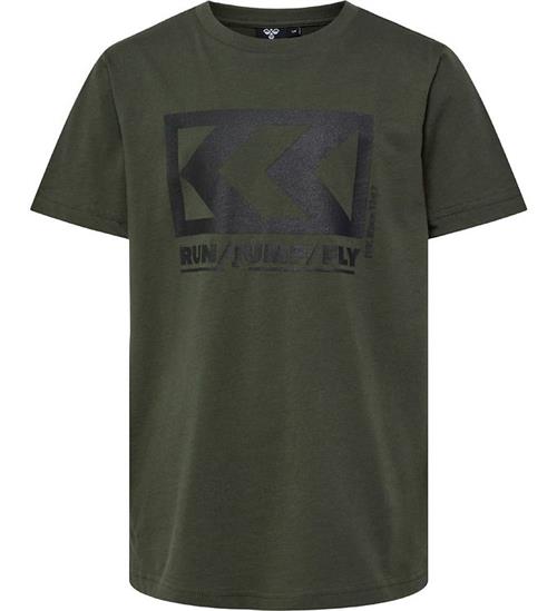 Hummel T-shirt - hmlFSK Low - Grøn
