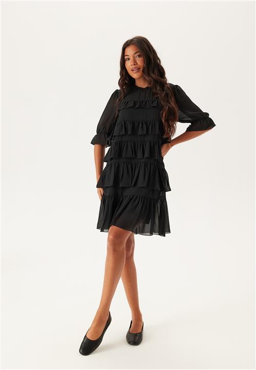 BUBBLEROOM Frill Short Dress