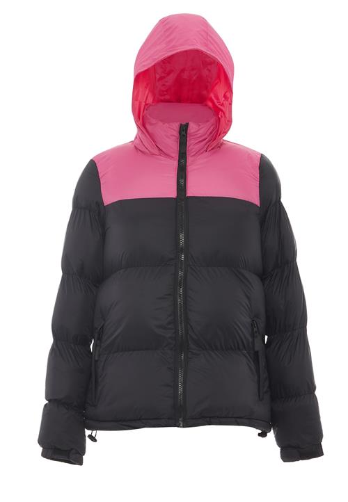 COSIMON Vinterjakke  pink / sort