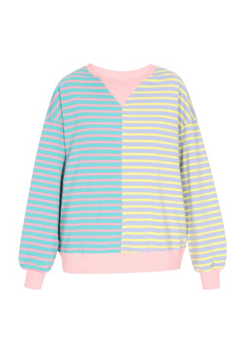 swirly Sweatshirt  azur / lemon / stone / lys pink