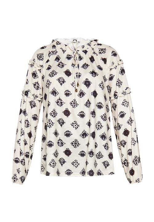Gaya Bluse 'Festival'  beige / sort