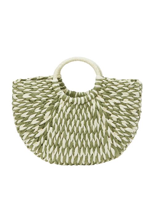 ebeeza Håndtaske  beige / grøn